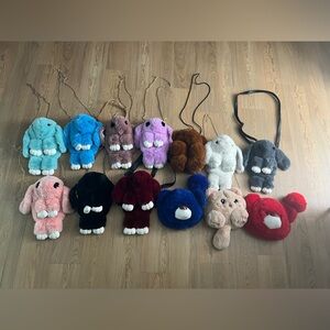 Stuff animal Cross body purse bundle